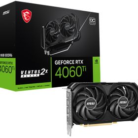 GeForce RTX 4060 Ti VENTUS 2X BLACK 8G OCのメイン画像
