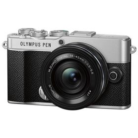 オリンパス(OLYMPUS) デジタル一眼カメラ ミラーレス一眼 OLYMPUS PEN E-P7 14-42mm EZレンズキット (シルバー)新品・即納