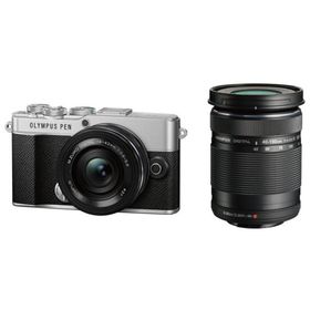 オリンパス PEN E-P7 EZダブルズームキット [シルバー] ミラーレス一眼カメラ OLYMPUS
