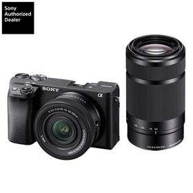 [新品]SONY ソニー α6400 ダブルズームレンズキット ブラック（ILCE-6400X B）