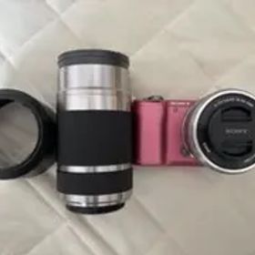 SONY ミラーレス デジタル一眼カメラ α5000 ピンク