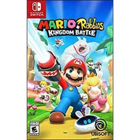 【中古】「未使用品」任天堂Switch アクション・ファイティングゲーム SW Mario+Rabbids Kingdom Battleマリオ+ラビッツ キングダムバトル〈Ubisoft〉北米版(家庭用ゲームソフト)