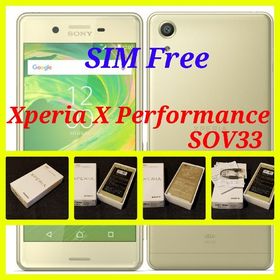 ソニー(SONY)の【SIMフリー/新品未使用】au Xperia X Performance(スマートフォン本体)