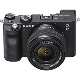 【中古】「非常に良い」ソニー フルサイズミラーレス一眼 α7C レンズキット ブラック ILCE-7CL B【追いかける瞳AFで撮り逃さない】(ミラーレス一眼)