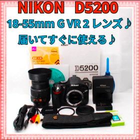 大人気モデル✨NIKON✨D5200✨高機能レンズ✨