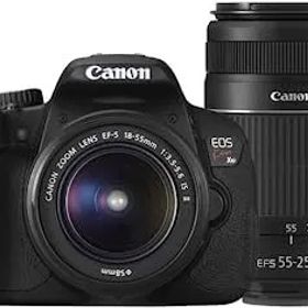 【中古】Canon デジタル一眼レフカメラ EOS Kiss X6i ダブルズームキット EF-S18-55ｍｍ/EF-S55-250ｍｍ付属 KISSX6i-WKIT
