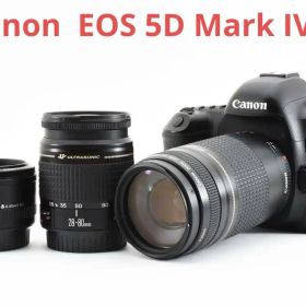 保証付き/ キャノン Canon EOS 5D Mark IVリプルレンズセット
