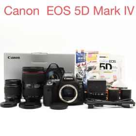 保証付き/Canon EOS 5D Mark IV標準&望遠ダブルレンズセット