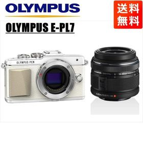 オリンパス OLYMPUS E-PL7 ホワイトボディ 14-42ｍｍ 黒 レンズセット ミラーレス一眼 中古 カメラ