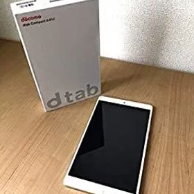 【中古】【非常に良い】dtab Compact d-01J (ゴールド)