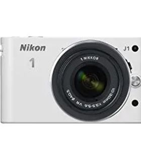 【中古】「非常に良い」Nikon ミラーレス一眼カメラ Nikon 1 (ニコンワン) J1 (ジェイワン) 標準ズームレンズキット ホワイトN1 J1HLK WH