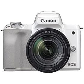 【中古】 キャノン EOS Kiss M EF-M18-150 IS STM レンズキット ホワイト