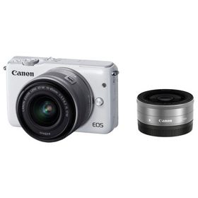 Canon ミラーレス一眼カメラ EOS M10 ダブルレンズキット(ホワイト) EF-M15-45mm F3.5-6.3 IS STM E