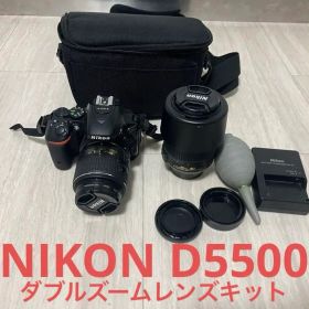Nikon D5500 ダブルズームキット Wi-Fi転送可 動作確認済み