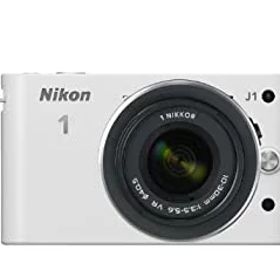 【中古】Nikon ミラーレス一眼カメラ Nikon 1 (ニコンワン) J1 (ジェイワン) 標準ズームレンズキット ホワイトN1 J1HLK WH