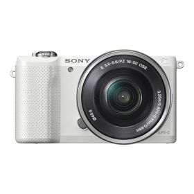 【中古】【1年保証】【美品】SONY α5000 パワーズームレンズキット ホワイト [ILCE-5000L]