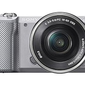 【中古】【39shop】SONY★ミラーレス一眼 α5000 パワーズームレンズキット シルバー ILCE-5000L-S(非常に良い)