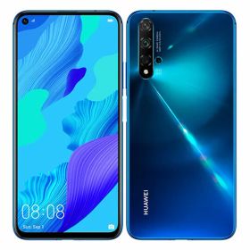 【中古】【安心保証】 HUAWEI nova 5T YAL-L21[128GB] SIMフリー クラッシュブルー