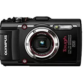 【中古-非常に良い】 OLYMPUS オリンパス デジタルカメラ STYLUS TG-3 Tough ブラック 1600万画素CMOS F2.0 15m防水 100kgf耐荷重 GPS+電子コンパス&内蔵Wi-Fi BLK