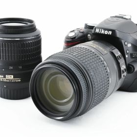 【中古】Nikon ニコン D5200 ダブルズームキット ブラック
