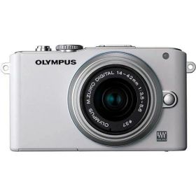 【中古】 オリンパス OLYMPUS ミラーレス一眼カメラ E-PL3 レンズキット ホワイト E-PL3 LKIT WHT 当店保証30日間 人気 ミラーレス一眼 ミラーレス デジタルカメラ 中古