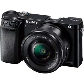 【中古】 ソニー SONY α6000 パワーズームレンズキット ブラック ILCE-6000L B 当店保証30日間 人気 ミラーレス 一眼レフ 交換レンズ カメラ