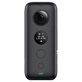 【中古-非常に良い】 Insta360 ONE X 5.7K 超 動画 手ブレ補正機能FlowState 360度アクションカメラ 高速WiFi iphone Android対応 (SDカード別売り V30ビデオス