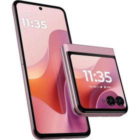 そろそろ「フツー」に飽きてきた？ Motorola モトローラ 6.9型SIMフリースマートフォン motorola razr 60 12/512 PB8E0003JP パルフェピンク 正規代理店 単品購入のみ可（同一商品であれば複数購入可） クレジットカード 代金引換決済のみ
