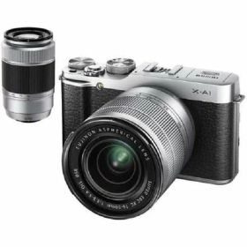【中古】 フジフィルム 富士フイルム FUJIFILM X-A1ダブルズームレンズキット シルバー シルバー 当店保証30日間 人気 ミラーレス一眼 ミラーレス デジタルカメラ 中古
