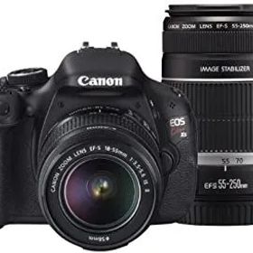 【中古】Canon デジタル一眼レフカメラ EOS Kiss X5 ダブルズームキット EF-S18-55ｍｍ/EF-S55-250ｍｍ付属 KISSX5-WKIT