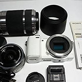 【中古】【39shop】ソニー★SONY ミラーレス一眼カメラ α NEX-5Rダブルズームレンズキット ホワイト NEX-5RY/W（良い）