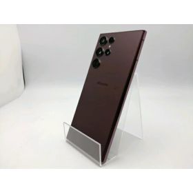 【中古】SAMSUNG docomo 【SIMフリー】 Galaxy S22 Ultra バーガンディ 12GB 256GB SC-52C【ECセンター】保証期間1ヶ月【ランクC】