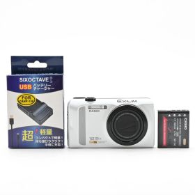 1607＜並品＞ CASIO HIGH SPEED EXILIM EX-ZR200WE ホワイト