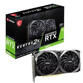【中古】（新古品） MSI GeForce RTX 3060 VENTUS 2X 12G OC グラフィックスボード VD7553