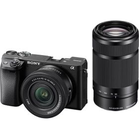 SONY｜ソニー α6400 ミラーレス一眼カメラ ブラック ILCE-6400X BQ [ズームレンズ+ズームレンズ]