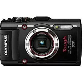 【中古】OLYMPUS デジタルカメラ STYLUS TG-3 Tough ブラック 1600万画素CMOS F2.0 15m防水 100kgf耐荷重 GPS+電子コンパス&内蔵Wi-Fi TG-3 BLK