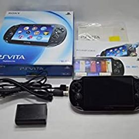 【中古】［状態良好］PlayStation Vita (プレイステーション ヴィータ) Wi‐Fiモデル クリスタル・ブラック (PCH-1000 ZA01) 【メーカー生産終了】