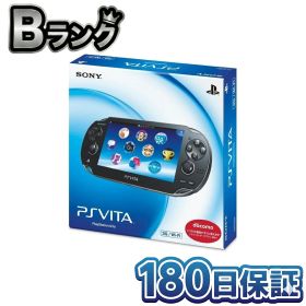 【中古】 整備済み品 SONY PlayStation Vita プレイステーション ヴィータ 3G/Wi-Fiモデル クリスタル・ブラック 初回限定版 PCH-1100 AA01 本体 有機EL 徹底除菌清掃済 高品質 送料無料 翌日配送 プレス