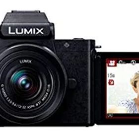 【中古】 パナソニック Vlog ミラーレス一眼カメラ ルミックス G100K 標準ズームレンズキット ブラック DC-G100K-K