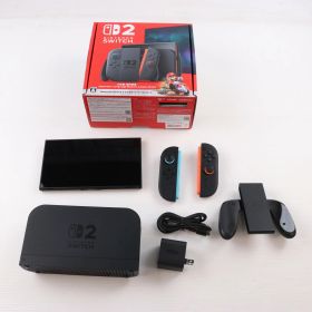 【中古】[Switch2] (本体)(ソフト無し) Nintendo Switch 2(ニンテンドースイッチ2)(日本語・国内専用) マリオカート ワールド セット 任天堂(BEE-S-KB6PA)(20250605)