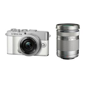 オリンパス OLYMPUS PEN E-P7 EZダブルズームキット ミラーレス一眼カメラ E-P7-EZWZK-WH ホワイト OM SYSTEM デジタル一眼カメラ オリンパスペン ミラーレスカメラ デジカメ【送料無料】【KK9N0D18P】