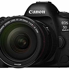 【中古】【39shop】Canon★デジタル一眼レフカメラ EOS 5D MarkIV レンズキット EF24-70 F2.8L II USM 付属 EOS5DM4-2470LIILK（良い）