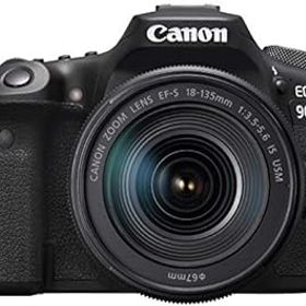 【中古】【39shop】Canon★デジタル一眼レフカメラ EOS 90D EF-S18-135 IS USM レンズキット EOS90D18135ISUSMLK（良い）