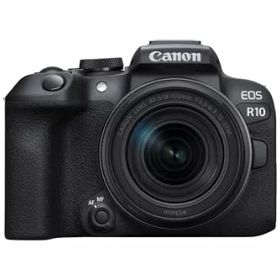 Canon ミラーレス一眼カメラ EOS R10 レンズキット(RF-S18-150)ブラック/APS-C/EOSR10-18150ISSTMLK