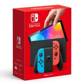 【売り尽くしセール！最安級価格＆期間限定ポイント2倍！】【箱訳あり・ダメージ】 Nintendo Switch有機ELモデルJoy-Con(L)ネオンブルー/(R)ネオンレッド HEG-S-KABAA 任天堂【新製品】【併用可能】【即日発送、土、祝日発送 】【送料無料】