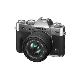 FUJIFILM ミラーレス一眼カメラ レンズキット X-T30 II XC15-45MM シルバー【訳あり：倉庫移動中に外箱傷あり】