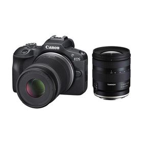 CANON(キヤノン) 【セット 広角撮影をプラス ズームレンズ1本】EOS R100 ダブルズームキット＋タムロン11-20mmセット