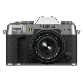 中古 １年保証 美品 FUJIFILM X-T50 XC 15-45mm レンズキット シルバー