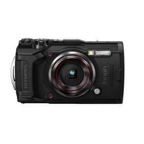 OM SYSTEM/オリンパス OLYMPUS デジタルカメラ Tough TG-6 ブラック 1200万画素CMOS F2.0 15m 防