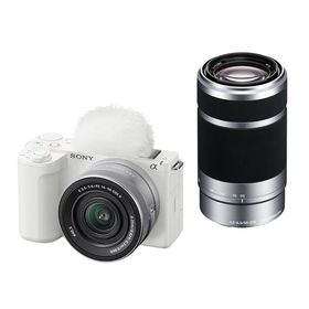 ソニー デジタル一眼カメラ VLOGCAM ZV-E10M2X (W) ホワイト ダブルズームレンズキット